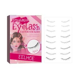 Lazy Mascara, 4pcs, Mascara Strips for All Skin Types (Option: Default)