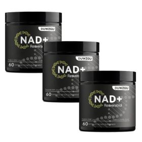 Liposoma NAD 60ct  Resveratro  CoQ10  Anti Aging  Cellular Energy Support (Option: Picture color-3PCS)
