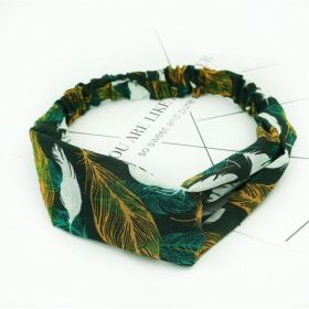 Women's Retro Style Printed Headband (Option: 48)