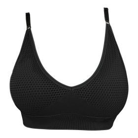 Comfortable Bra Without Steel Band (Black), Clothing for Everyday Wear (Option: Default)