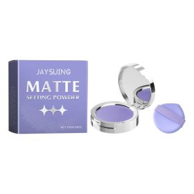 Matte Setting Powder Cake Natural Long Lasting Concealer Oil Control Light And Thin Not Easy To Remove Makeup Setting Powder Cake (Option: Default)