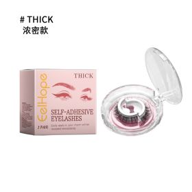 Self-Adhesive Eyelashes, Dense and Slender for Daily Use (Option: Default)