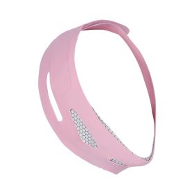 Double Chin Mask, Far Infrared Chin Strap, V Line Face Chin Lifting Strap, Jaw Exerciser For Women, Pink (Option: Default)