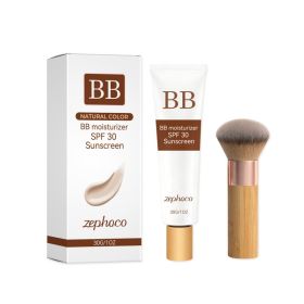 Moisturizing Sunscreen BB Cream (Natural Color) Soft Clear Fine Concealer Misty Natural Base (Option: Default)