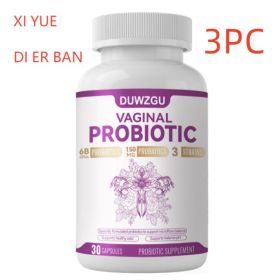 Women's Probiotics 30ct Prebiotics  Cranberry  PH & Odor Support (Option: XI YUE DI ER BAN-3PCS)