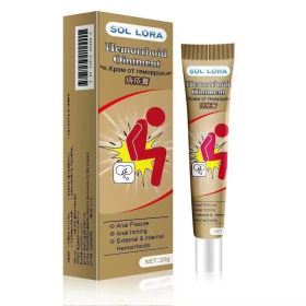 Hemorrhoids Remove Ointment Herbal Cream Relief Piles Pain Reduce Itching (Option: Default)