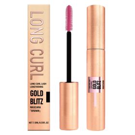 Gilded Curled Mascara (Brown) for All Skin Types, 7.5ml (Option: Default)