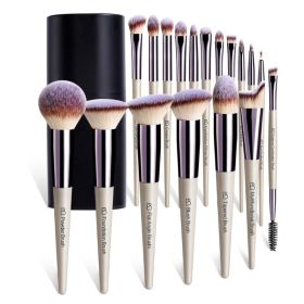 18PCS Professional Makeup Brush Set, Foundation, Powder, Concealer, Eyeshadow & Blush Brushes With Black Storage Case (Option: MULTI)