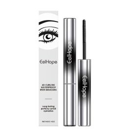 4D Curly Iron Mascara Natural Slender Plump Waterproof Sweatproof Stain Resistant Mascara (Option: Default)