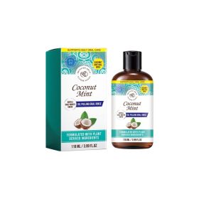 Coconut Oil and Mint Mouthwash for Daily Oral Care, 118ml (Option: Default)