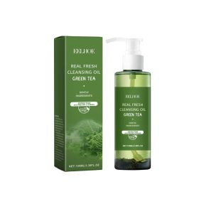Green Tea Cleansing Oil Gentle Makeup Removal Soothing Face Eyes And Lips Refreshing Anti-Tightening Cleansing Oil (Option: Default)