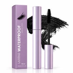 Waterproof and Long-lasting Mascara (Black) for All Skin Types, 10ml (Option: Default)