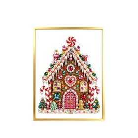 Toy, Christmas Frame Oil Painting | Snow House for Kids Play (Option: Default)