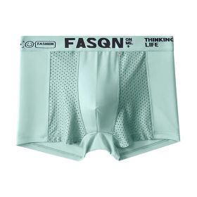 Ice Silk Men's Straight-Crotch Underwear, Clothing for Everyday Wear (Option: Default)