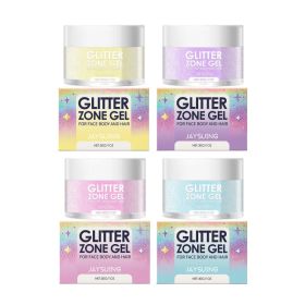 Glitter Gel Ball Party Carnival Stereo Highlights Natural Shine Facial Body Gel (Option: Default)